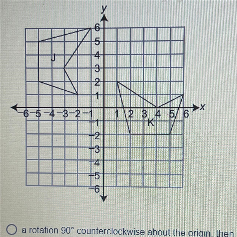 Please help :( On the coordinate grid shown below, pentagon J is similar to pentagon-example-1