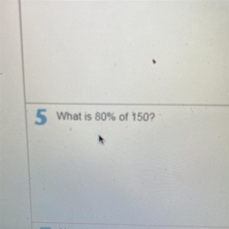 What is 80% of 150? Please help-example-1