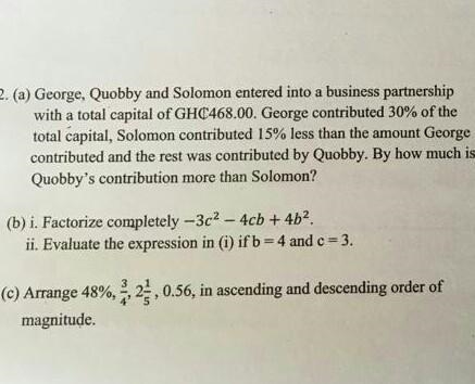 Factorize completely -3c²-4cb+4b²​-example-1