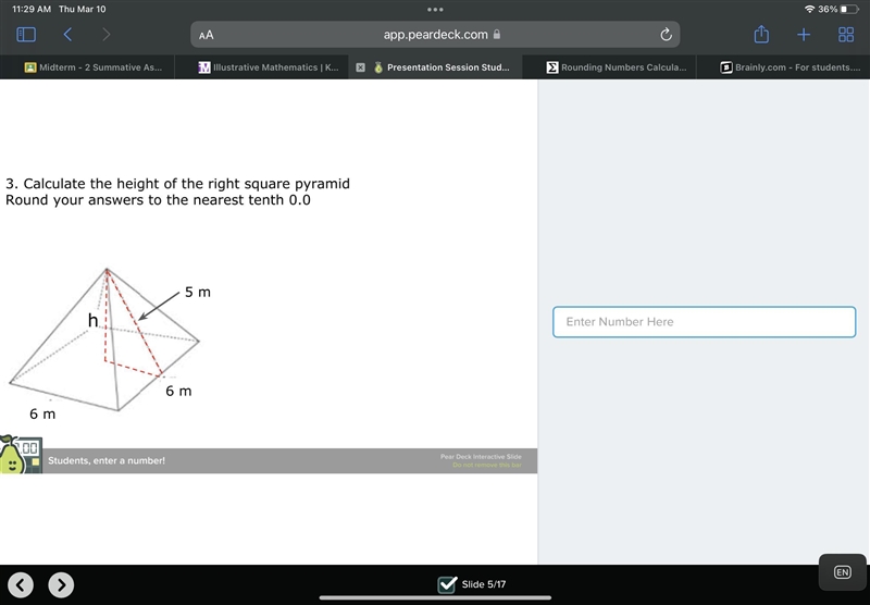 I need help pls in order to find the square pyramid-example-1