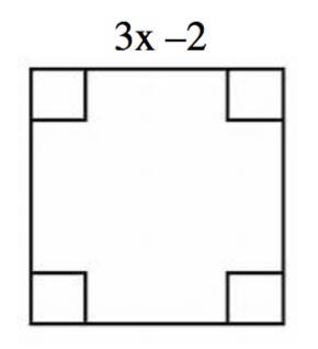 Question What expression represents the area of the square?-example-1