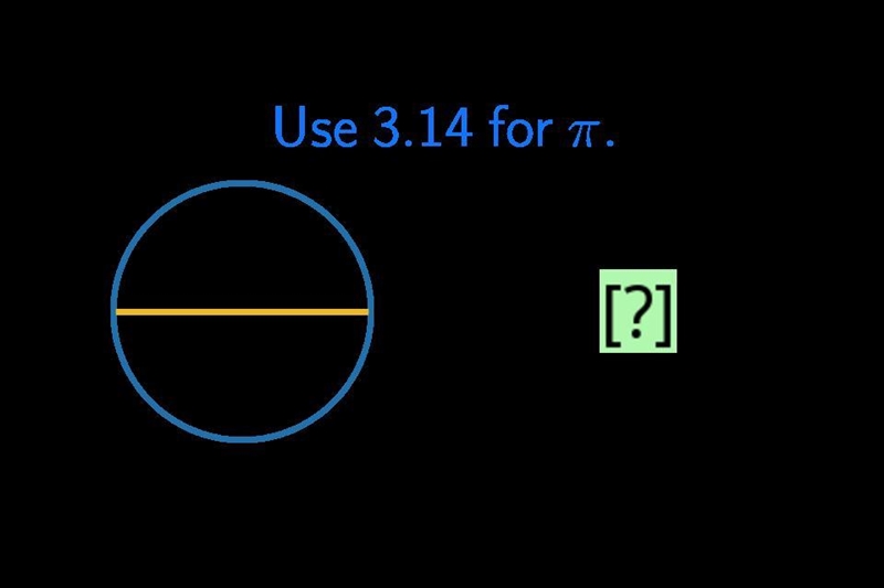 Find the area of the cirlce. use 3.14 or pi, diameter is 8 please help-example-1