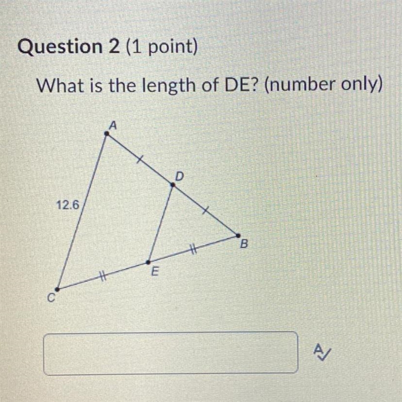 What is the length of DE?-example-1