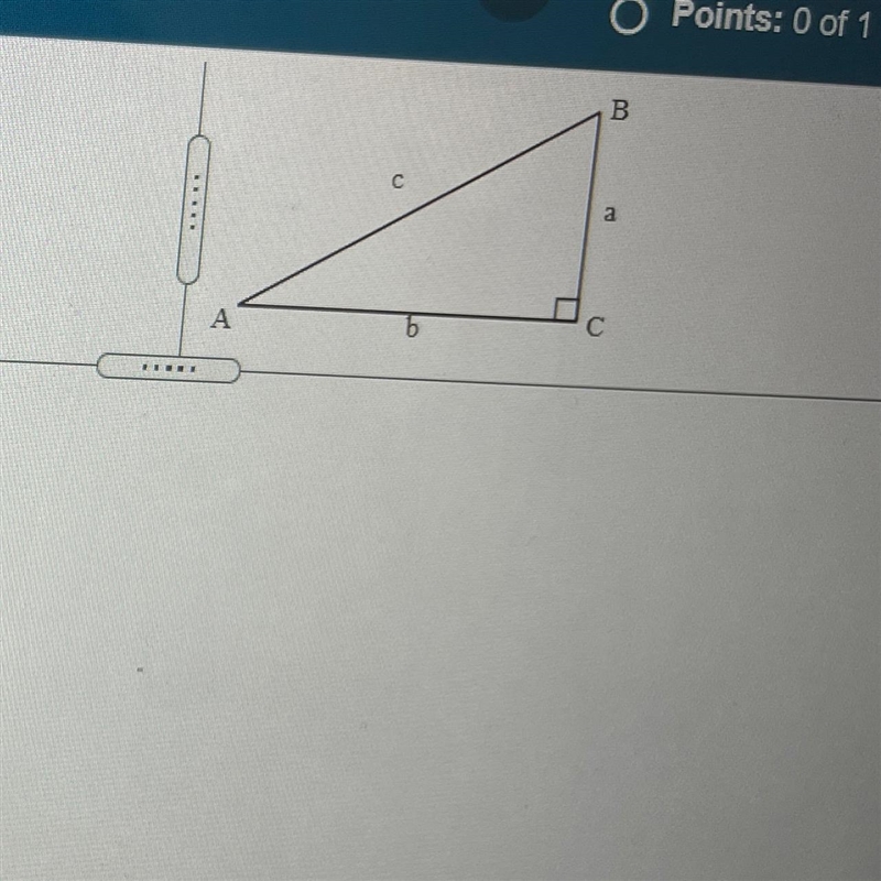 Solve the right triangle ABC for all missing parts. Express angles in decimal degreesA-example-1