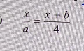 How do you make x the subject on this ​-example-1