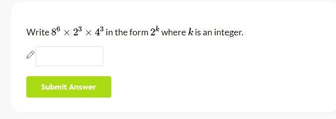 Write in the form 2^k-example-1