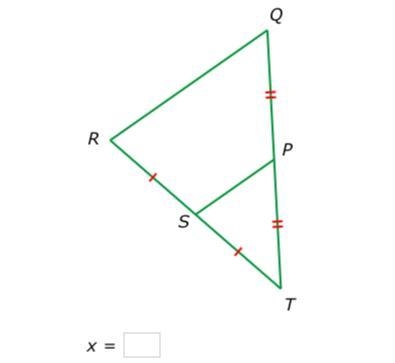 If QR=x+29 and PS=x–16, what is the value of x?-example-1