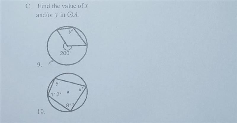 Can someone help me here NONSENSE=REPORT topic: Inscribed Quadrilateral theorem in-example-1