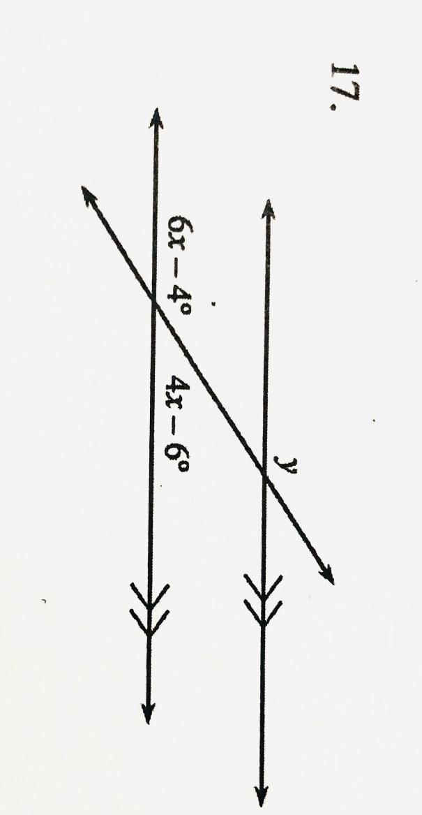 Determine the value of x. Angle Measures-example-1