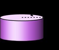 The volume of this cylinder is 6,782.4 cubic yards. What is the radius? Use ​ ≈ 3.14 and-example-1