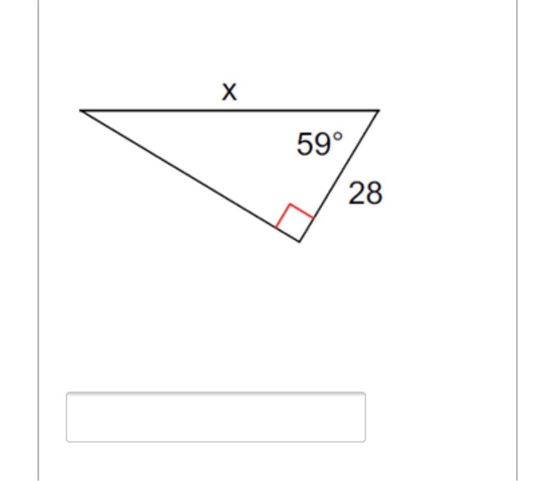 What’s the missing side? Also round it to the nearest tenth. Trigonometry.-example-1