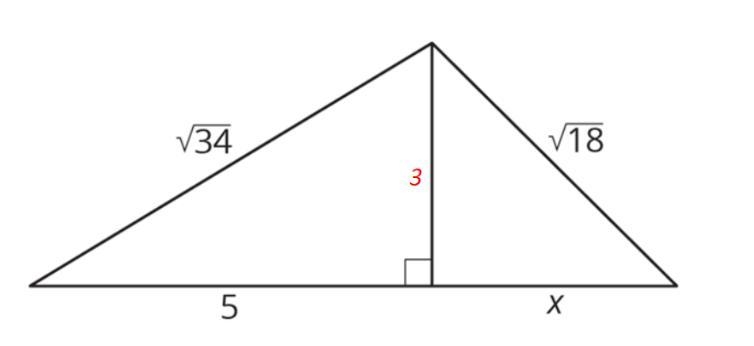 Find the value of x in this figure. Explain your reasoning.-example-1