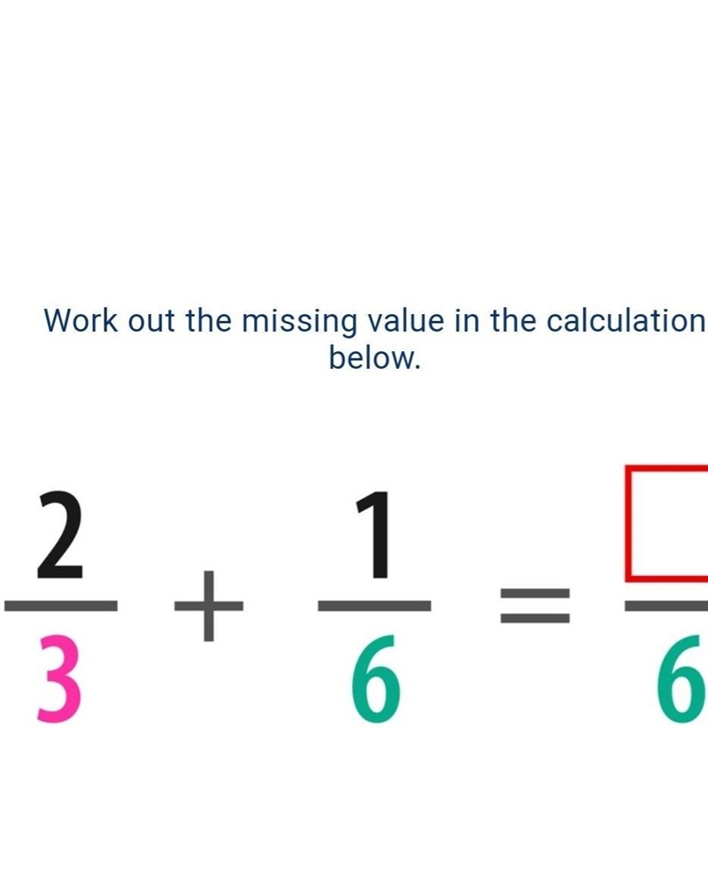 Work out the missing value in the calculation below​-example-1