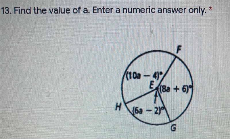 Find the value of a. Enter a numeric answer only.-example-1