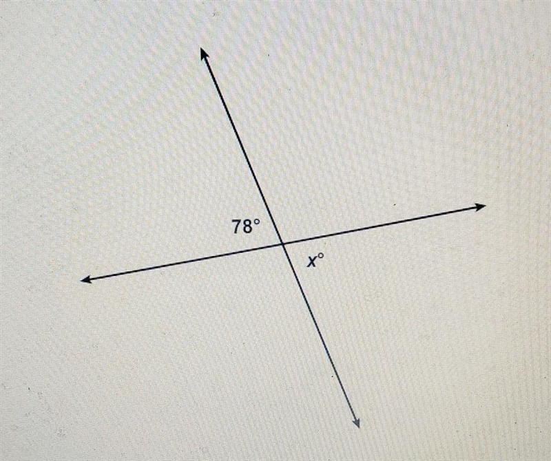 What is the value of x? Enter your answer in the box. X= 78°-example-1