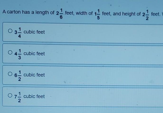 What is the volume of the carton?​-example-1