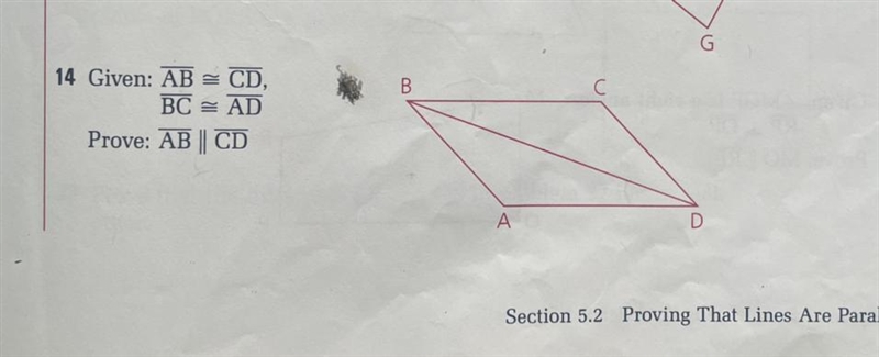 Geometry Question: Given segment AB is congruent to segment CD, and segment BC is-example-1