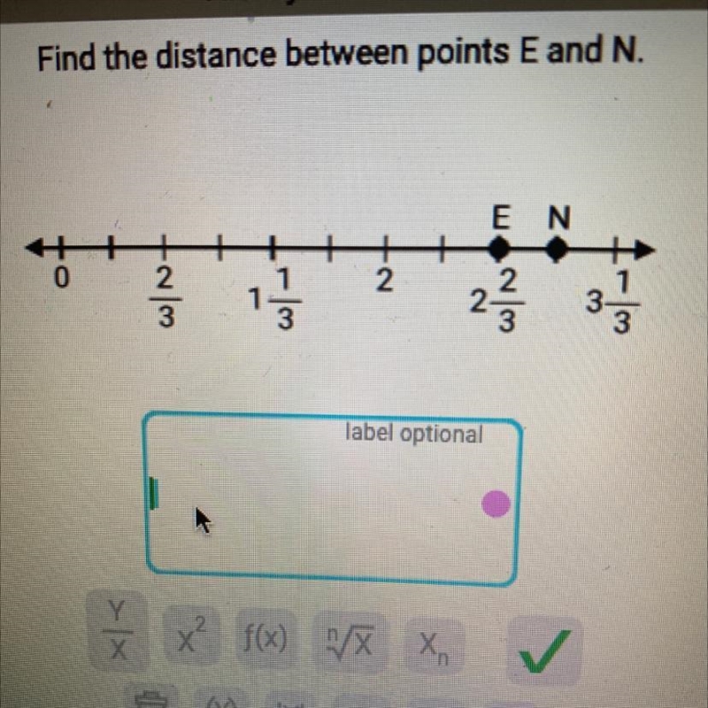 Find the distance between points E and N-example-1