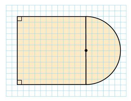 Find the area of the figure. Use 3.14 for π.-example-1