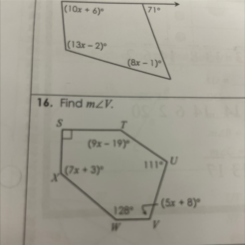 Find m v I need help with these two questions-example-1