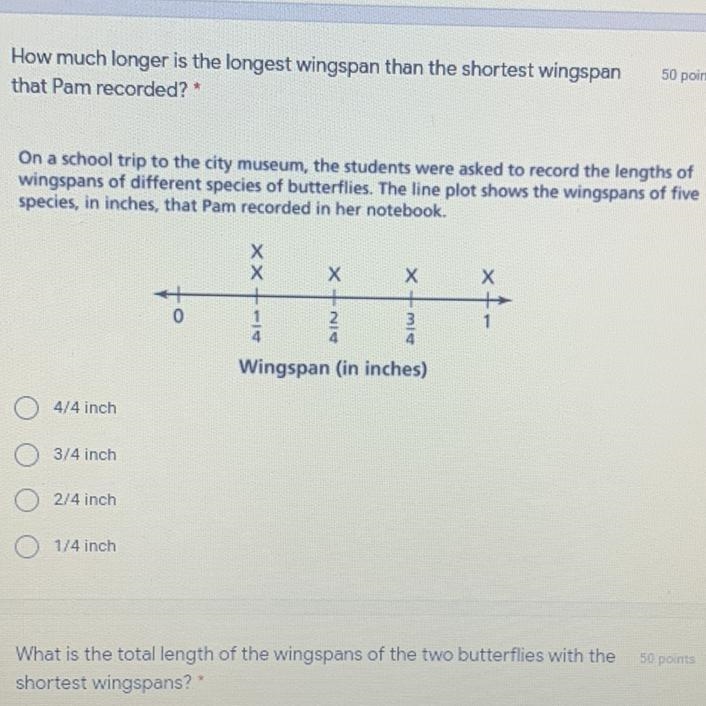 50 points How much longer is the longest wingspan than the shortest wingspan that-example-1