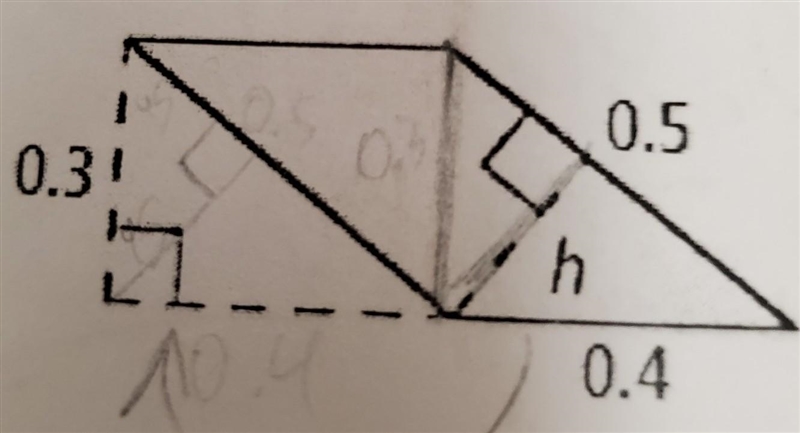 Find the length of h. Round to the nearest hundreth.​-example-1