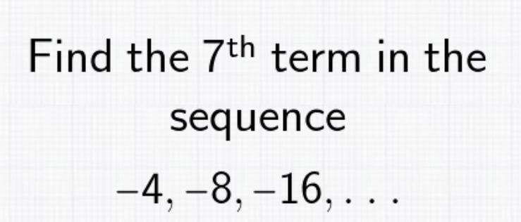 Find the 7th term in the sequence-example-1