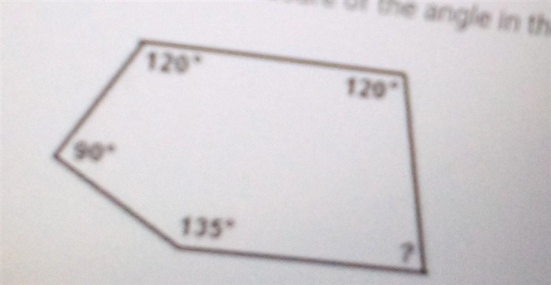 No links what is the measure of the angle in the polygon shown below? A) 75° B) 80° C-example-1