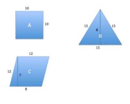 Find the area and perimeter of each figure-example-1