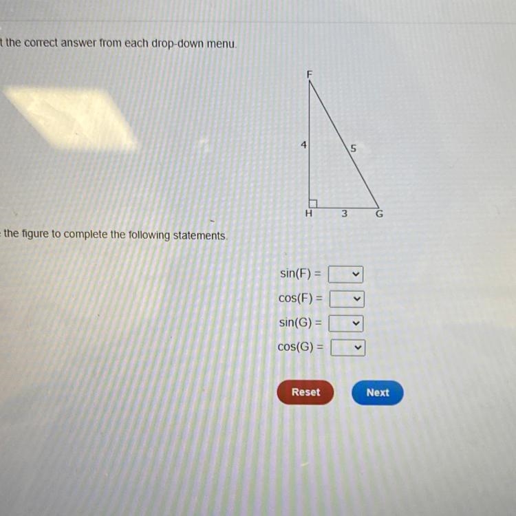 Use the figure to complete the following statements-example-1