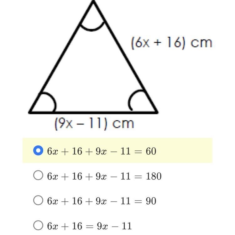 What is the correct set up to solve for x?-example-1