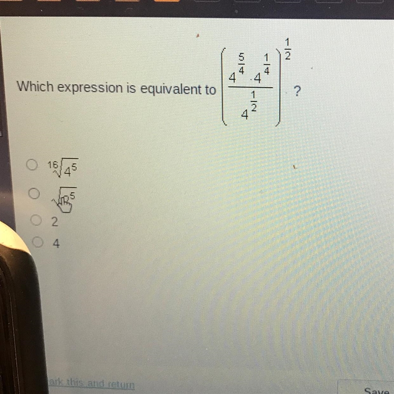 Which expression is equivalent to-example-1