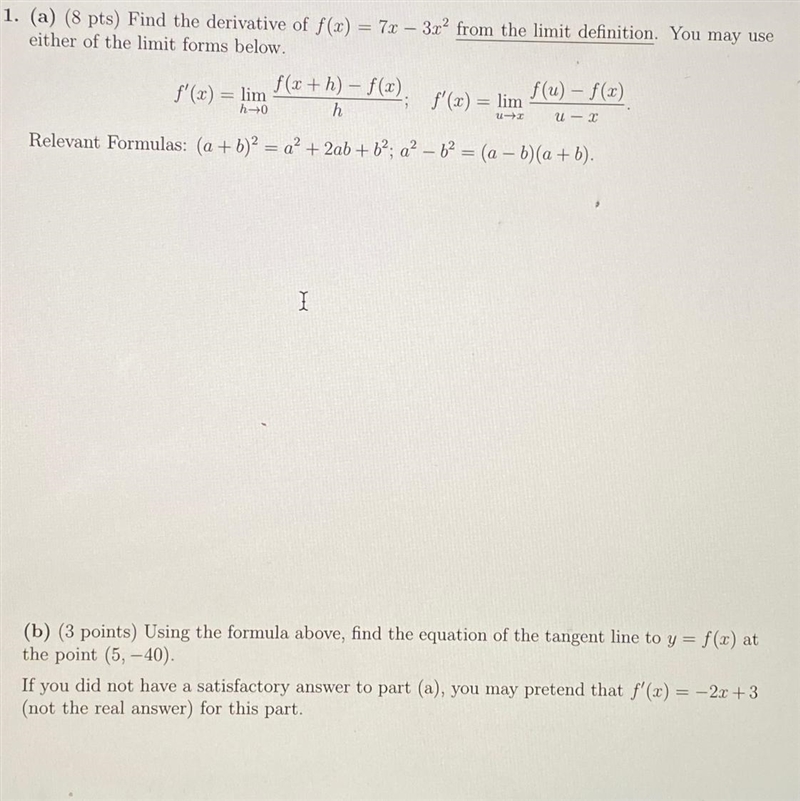 hi I don’t know how to answer part B of the Question, I’m in high school calculus-example-1