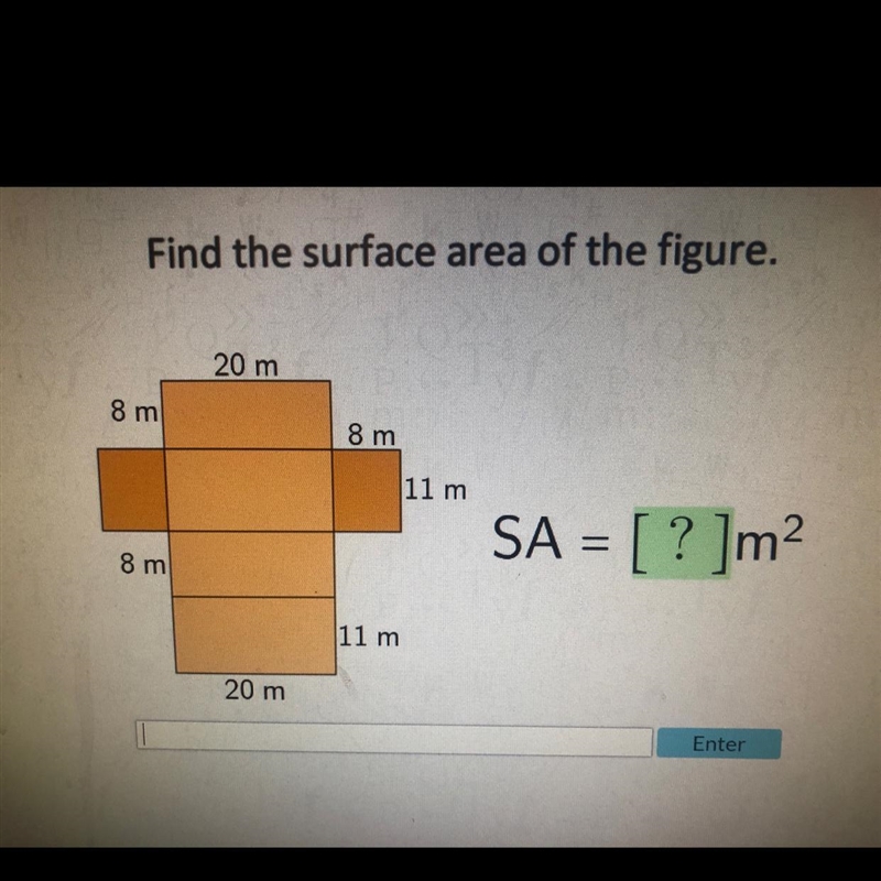 Find the surface area of the figure.-example-1