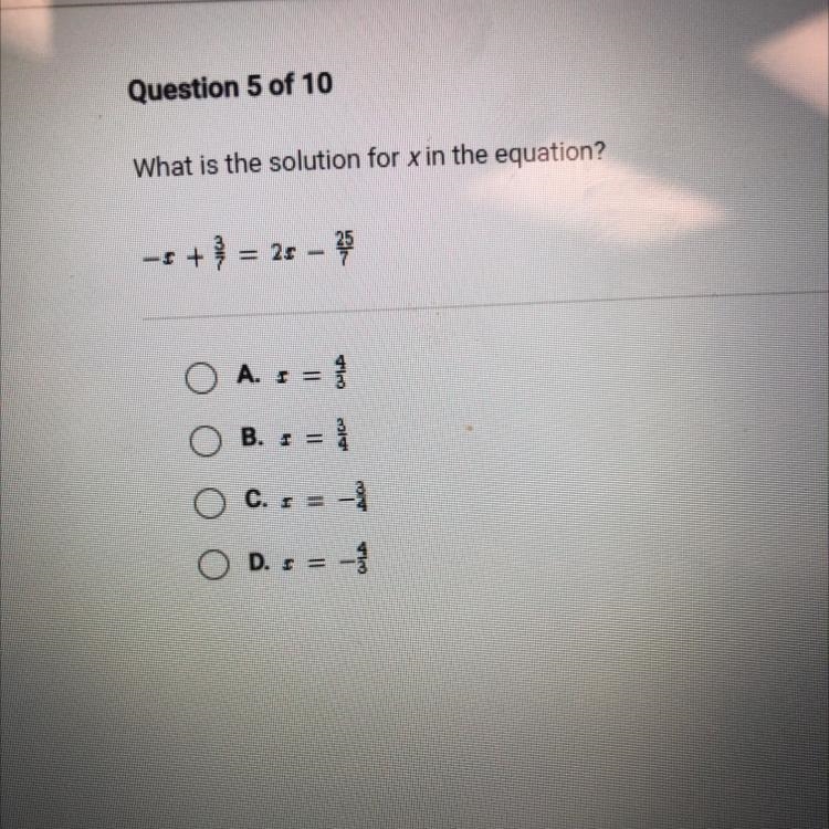 What is the solution for x in the equation? MIT + ³ = = 25 - 25-example-1