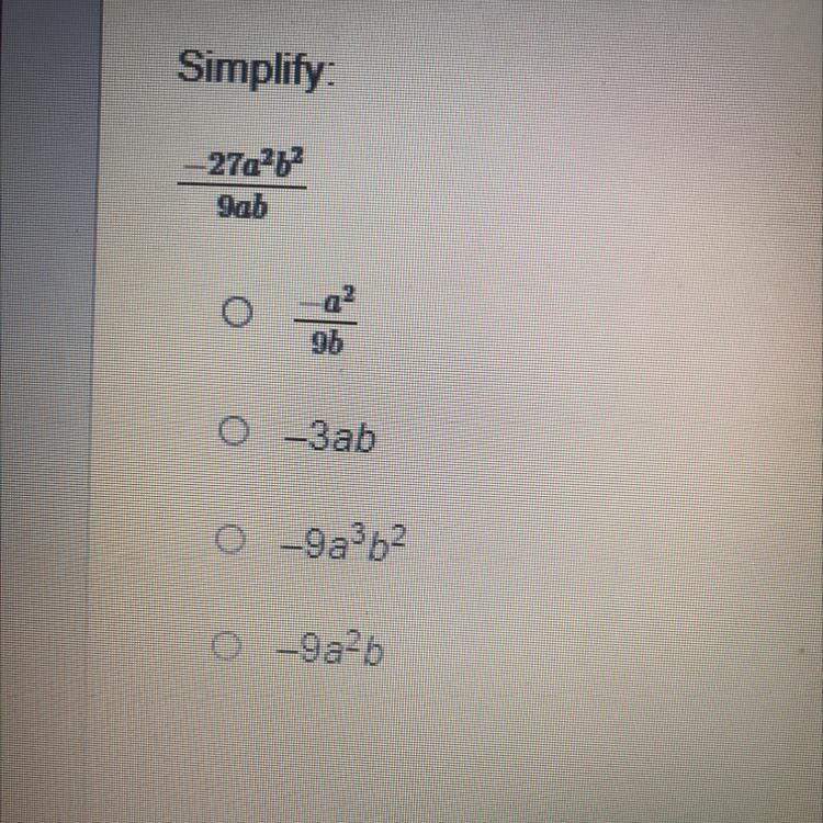 Someone please help fast! Simplify: in the picture-example-1