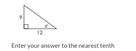 Enter your answer to the nearest tenth x 9 12-example-1