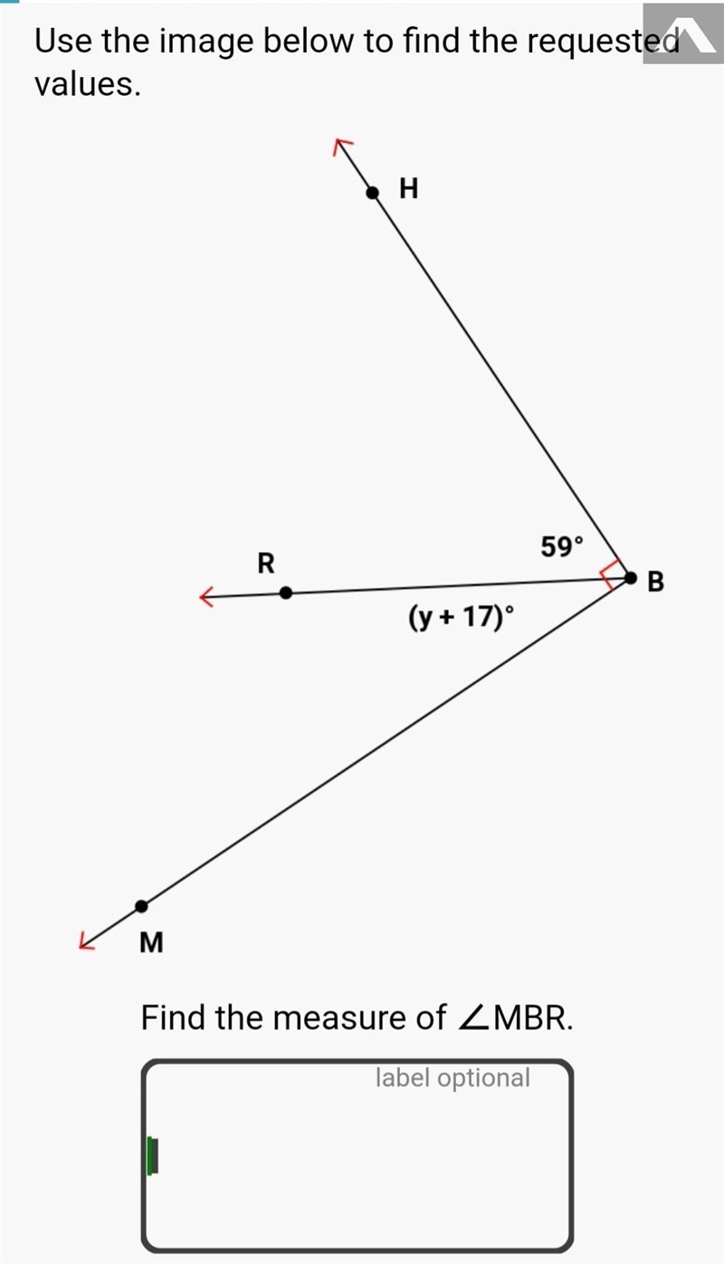 Check the attachment please. I also need to know the value of y​-example-1