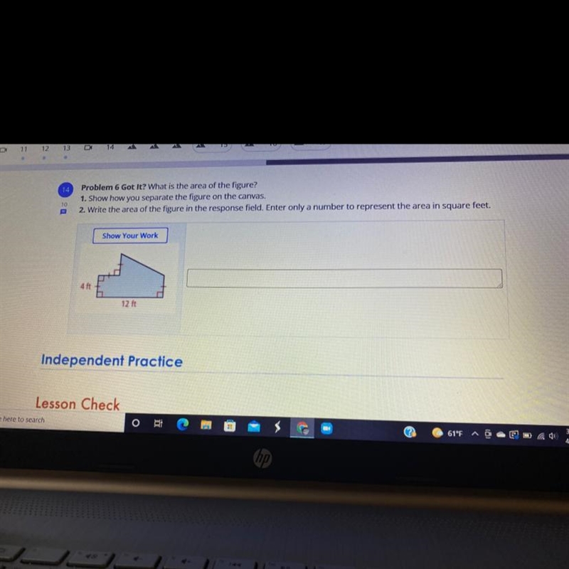 What is the area of the figure?-example-1