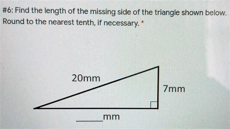 Help help /ayuda ayudaaa༎ຶ‿༎ຶ!!!!!!!!!!!! find the length of the missing side of the-example-1