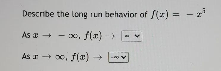 I don't know if I got the correct answer for the behavior goes to the positive or-example-1