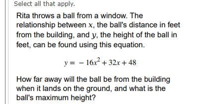 How far will the ball be-example-1