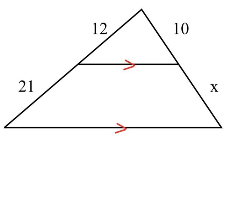 Use the following diagram to Solve for x-example-1