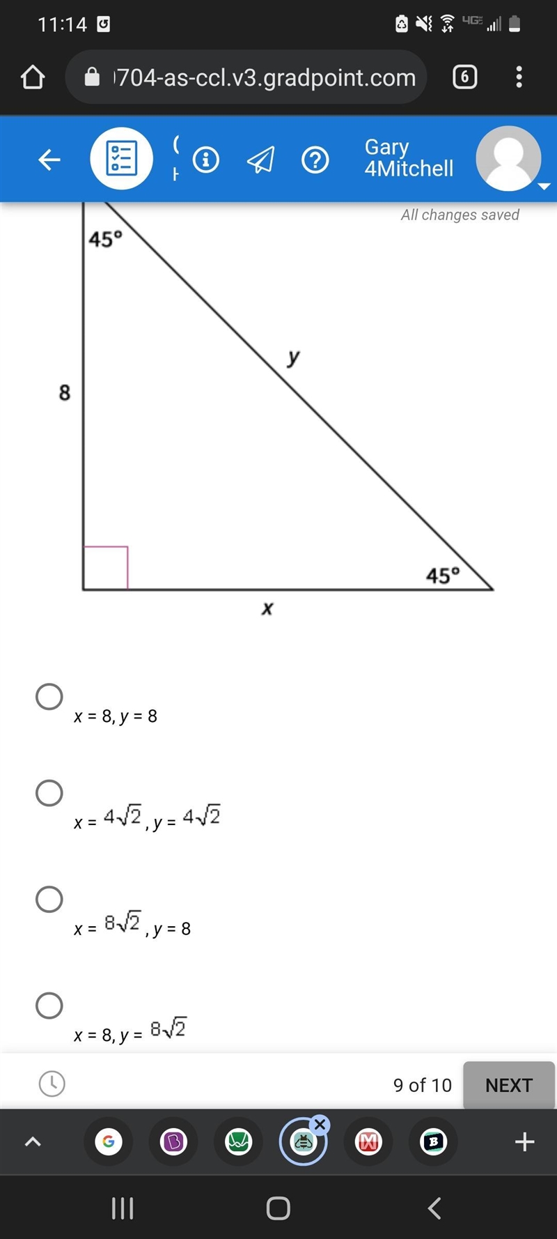 Find the missing lengths of the sides.-example-1