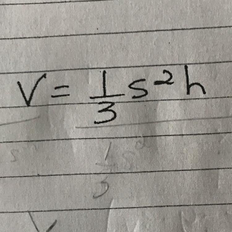 It’s a literal equation and we are solving/isolating H. H= PLEASE HELP-example-1