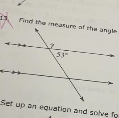 Find the measure of the angle indicated.-example-1