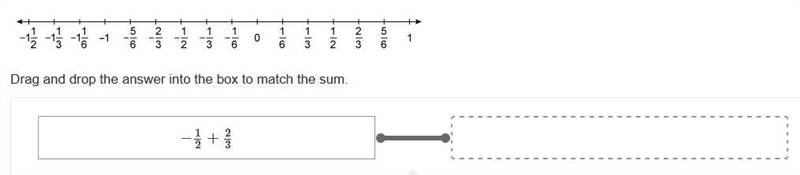 Use the number line to add the fractions. A number line ranging from negative 1 and-example-1