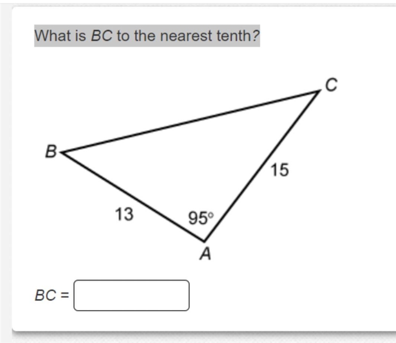 Find BC to the nearest tenth. will give brainilist-example-1