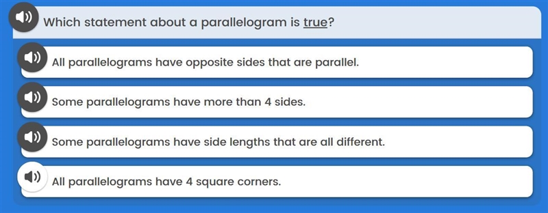 Which statement about the parallelogram is true-example-1