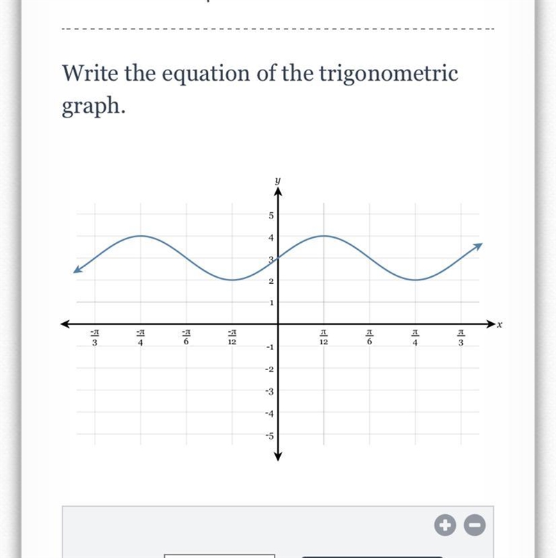 Write the equation of the trigonometric graph.-example-1